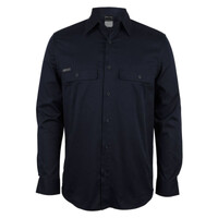 Mens Long Sleeve Stretch Work Shirt