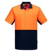 Hi Vis Contrast Class D Short Sleeve Polo Shirt