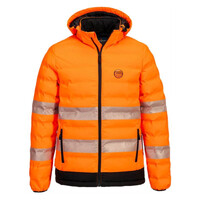 Hi Vis Ultrasonic Heated Tunnel Jacket