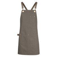Brass Eyelet Canvas Apron with PU Strap