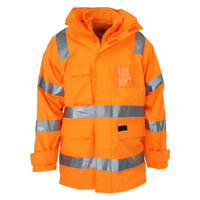 Mens Hi Vis 6 in 1 VIC Rail Jacket