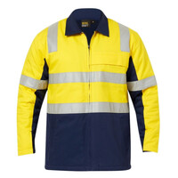Mens Hi Vis Cotton Reflective Jacket