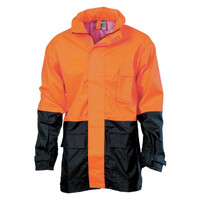 Hi Vis Two Tone Light Weight Rain Jacket