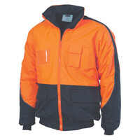 Mens Hi Vis Contrast Bomber Jacket