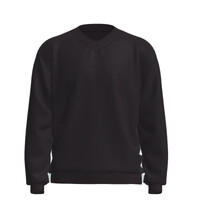 Unisex Adults V Neck Fleece Jumper