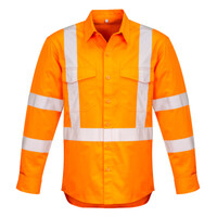 Mens Hi Vis X Back Taped Shirt