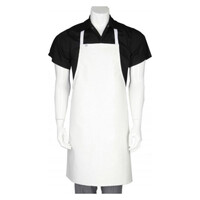White, Black and  Navy Short PVC Bib Apron