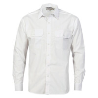 Mens Polyester Cotton Work Long Sleeve Shirt