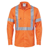 Unisex Cotton Shirt X Back CSR T Long Sleeve