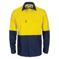 Cool Breeze T2 Vertical Vented Cotton Shirt with Gusset Sleeve