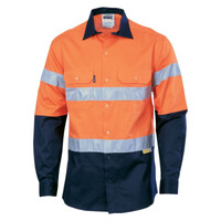 Two Tone Drill Shirt with 3M 8910 R/Tape