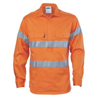 Close Front Cotton Drill Shirt with 3M R/Tape