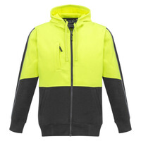 Unisex Hi Vis Full Zip Hoodie