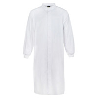 Unisex Long Dust Coat Long Sleeve With Cuff 