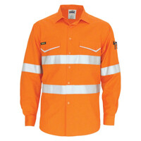 RipStop Cotton Cool Long Sleeve Shirt with CSR Reflective Tape