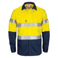 Paton Saint Flame Retardant 2 Tone Cotton Long Sleeve Shirt with 3M F/R Tape