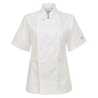 Womens Executive Chefs Lightweight Jacket Short Sleeve