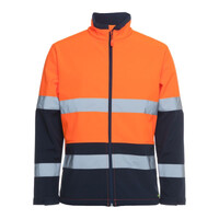 Mens Hi Vis (D+N) Water Resistant Softshell Jacket