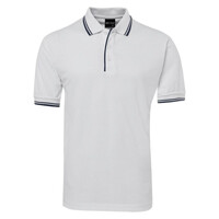 Mens Contrast Polo