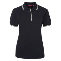 Womens Contrast Polo
