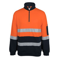 Hi-Vi (D+N)310 Cotton Half Zip Fleece