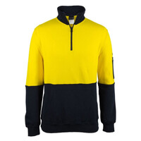 Hi-Vis 310 Cotton Half Zip Fleece