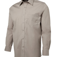Mens Urban Long Sleeve Poplin Shirt