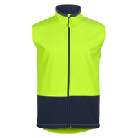 Hi Vis Water Resist Softshell Vest