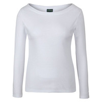 Womens C Of C Long Sleeve Boat Neck Tee