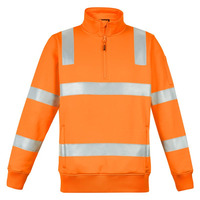 Unisex Hi Vis Vic Rail 1/4 Zip Pullover