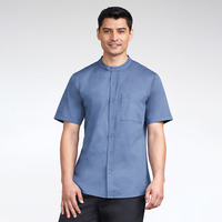 Mens Salsa Short Sleeve Chef Shirt