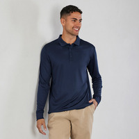 Mens Action Long Sleeve Polo
