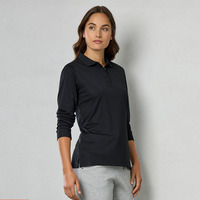 Womens Action Long Sleeve Polo