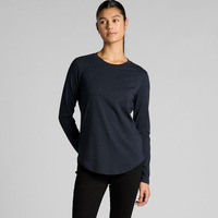 Womens Maple Curve Long Sleeves Tee