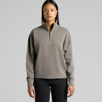 Womens Relax Faded Half Zip