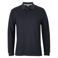 Mens C of C Long Sleeve Pique Polo