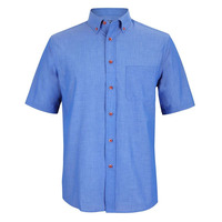 Indigo Chambray Short Sleeve Shirt