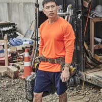 Mens Hi Vis Long Sleeve Tee