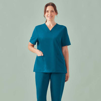 Womens Pulse V-Neck Scrub Top