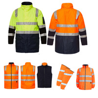 Hi Vis 6 in 1 Jacket with Tape