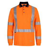 Hi Vis Long Sleeve NSW/QLD Rail Biomotion X-Back Polo