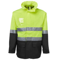 Mens Hi Vis (D+N) Long Line Jacket