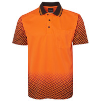 Mens Hi Vis Net Sub Polo