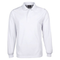 Mens Long Sleeve Poly Polo