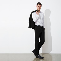 Mens Classic Flat Front Pant