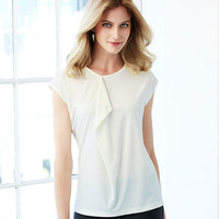 Women Mia Pleat Knit Top