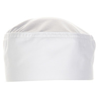 Cool Vent Chef Beanie White and Black 