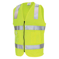 Side Panel Safety Vest with Generic Reflective Tape