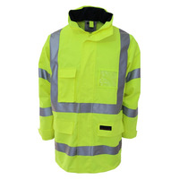 HiVis Breathable Rain Jacket Biomotion tape 