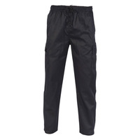 Drawstring Poly Cotton Cargo Pants